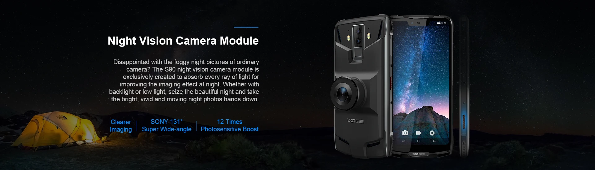 DOOGEE S90 Стандартный прочный мобильный телефон GSM/WCDMA/LTE 6,18 дюймовый смартфон IP68/IP69K 5050 мАч Helio P60 Восьмиядерный 6 ГБ 128 ГБ