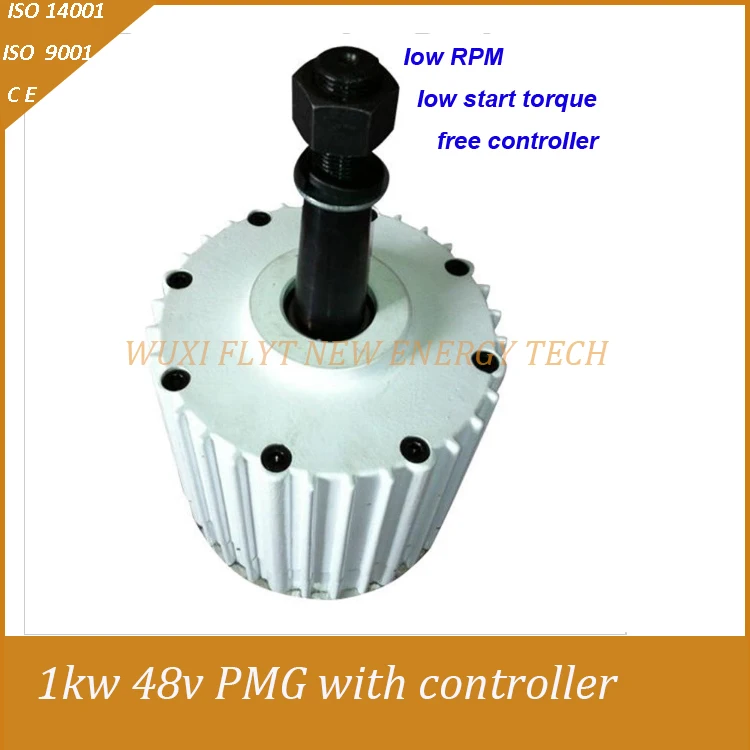 Лидер продаж! Генератор переменного тока 1000 Вт AC24V/48 В 3-фазный низкий rpm