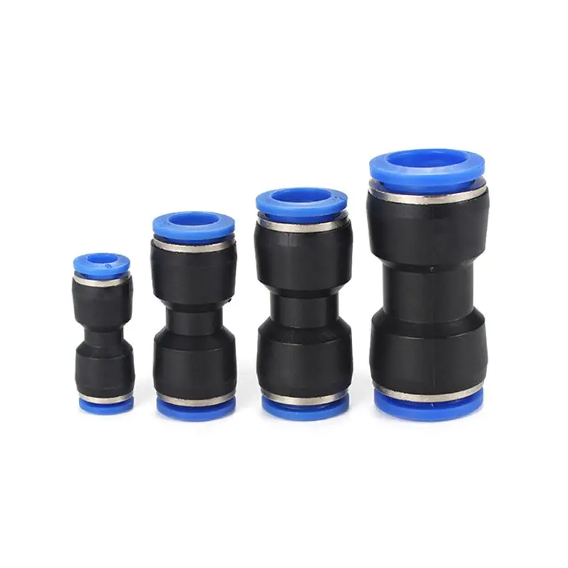 

5pcs Pneumatic Push In Air Quick Fittings Coupler Hose Tube Straight Connector