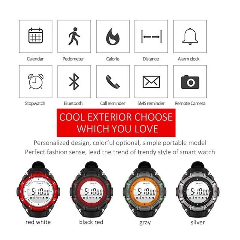 2017 DZB Bluetooth 4 0 Смарт-часы CSR стабильный чип-DA14580 водонепроницаемые умные часы для