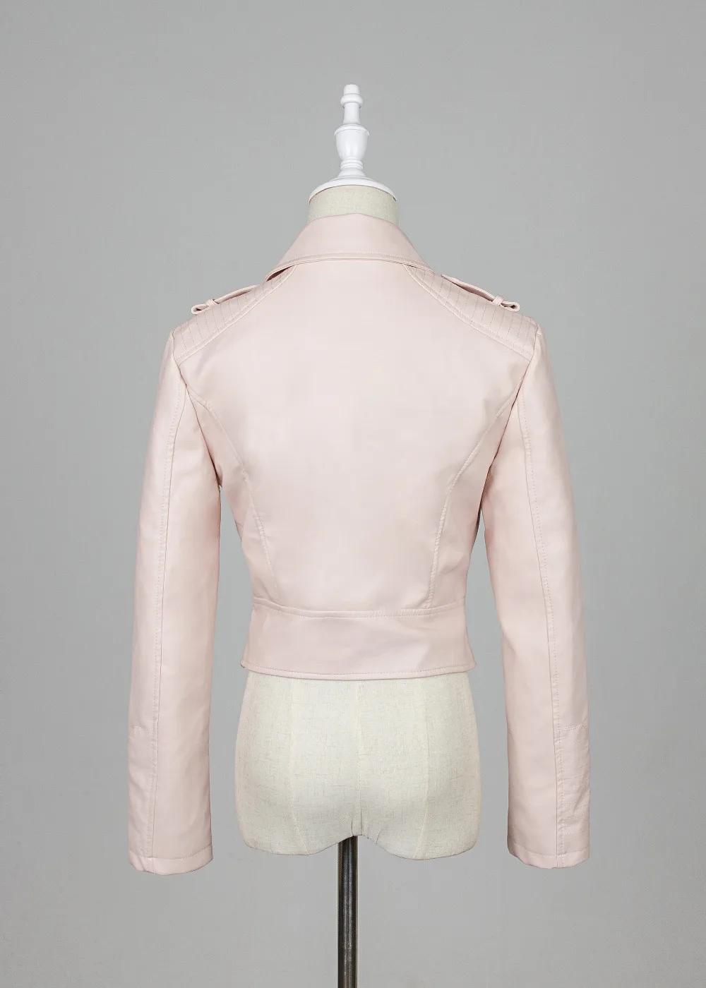 2018 женская короткая куртка из искусственной кожи осенне зимняя верхняя одежда на