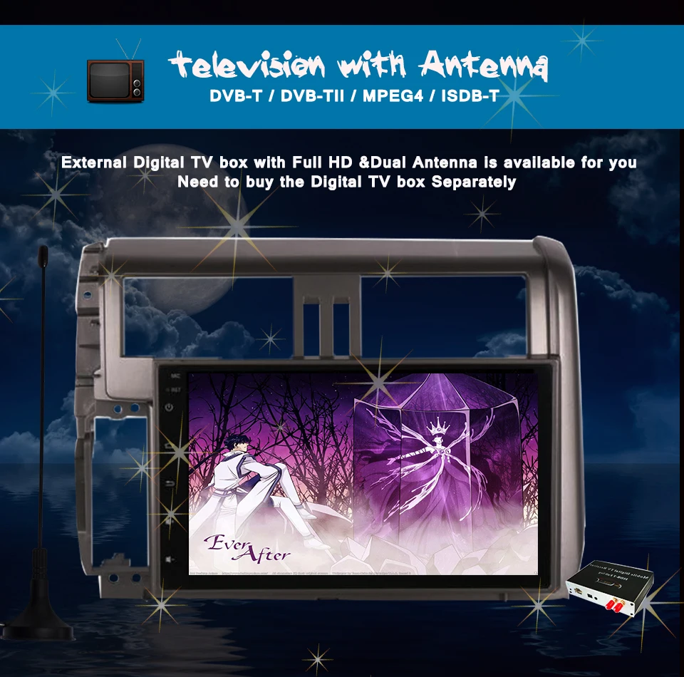 Автомобильный мультимедийный DVD плеер Android 10 0 6 ГБ ОЗУ GPS радио Wi Fi для Toyota Prado Land