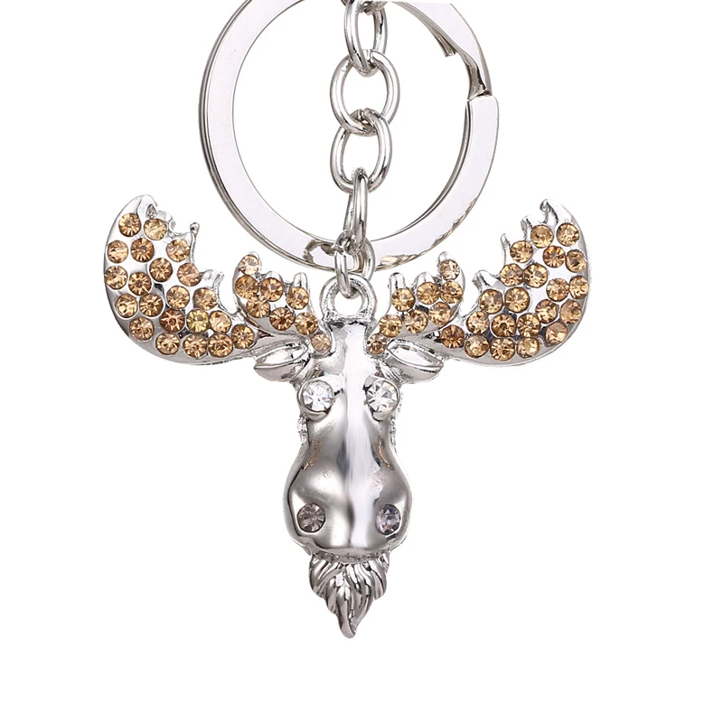 GYWYN2020 Latest Keychain Car Ms. Bags Pendants Women's Gifts Cute Deer Head | Украшения и аксессуары