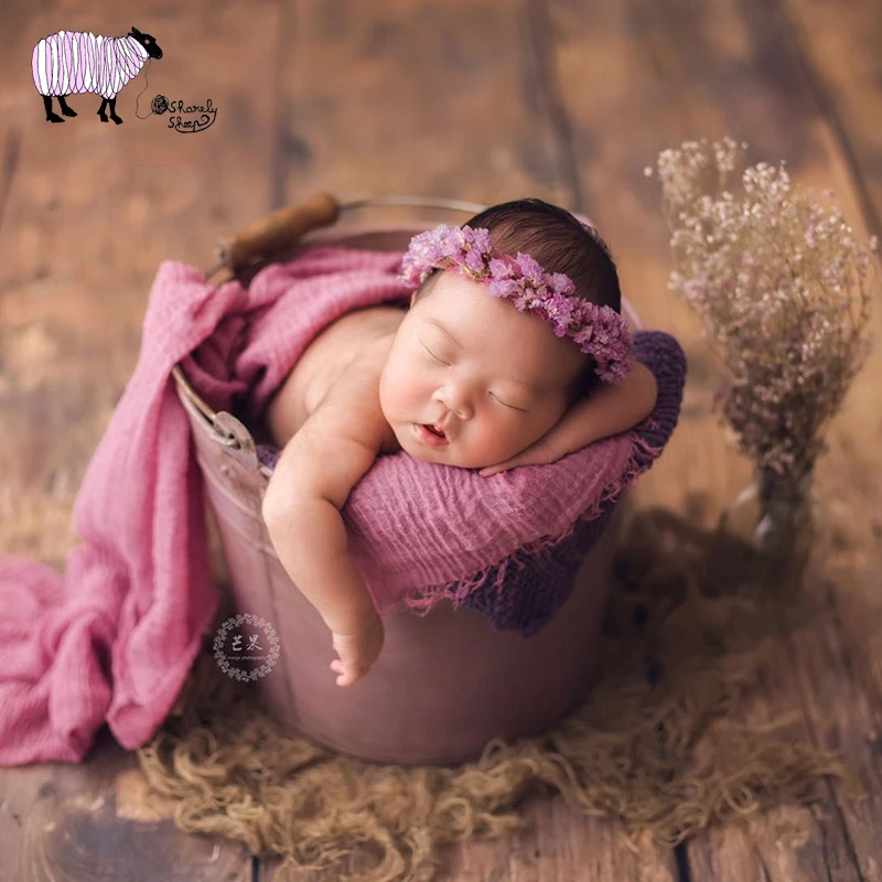 Newborn Photography Blanket Props Infant Baby Girl Boy Photoshoot Basket fotografia Accessories fotoshooting | Детская одежда и