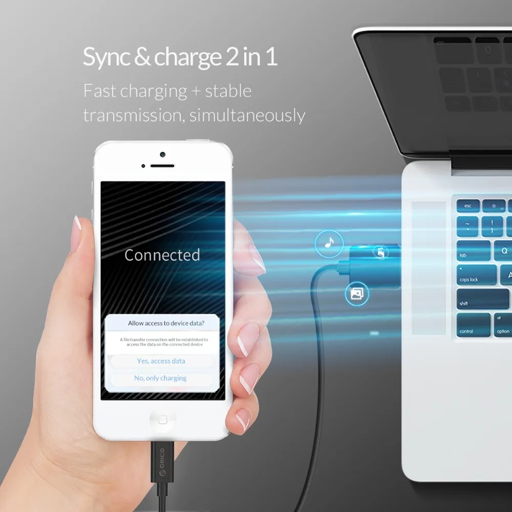 ORICO BTC usb type C кабель для samsung Galaxy S9 Plus Кабель передачи данных для быстрой зарядки для Xiaomi huawei P10 mate 10
