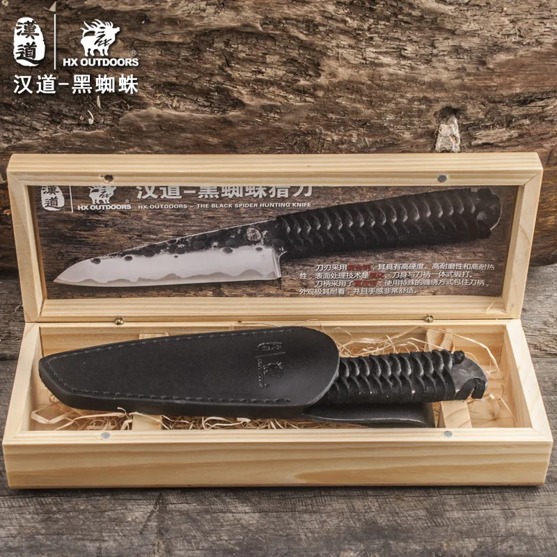 HX нож для выживания на открытом воздухе брендовый из высокоуглеродистой