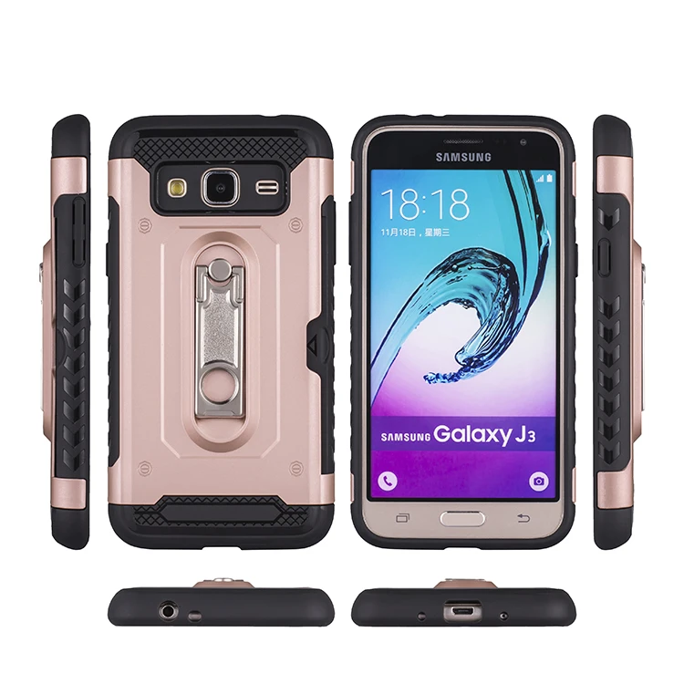 Чехол для Samsung Galaxy J3 2016 SM-j320f J320H j320 J310 j320FN противоударный мягкий чехол с подставкой