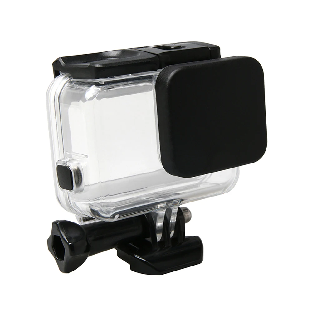 Защитные крышки для объектива GoPro Hero 7 6 5 черный водонепроницаемый корпус чехол