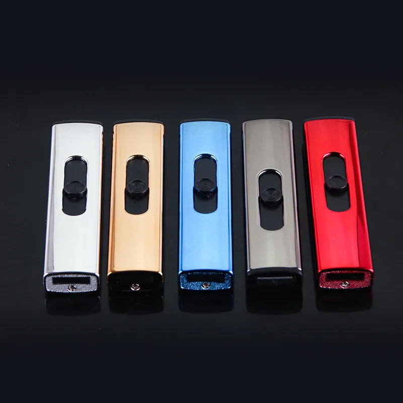 Мини Портативная металлическая USB зажигалка двухсторонняя Вольфрамовая