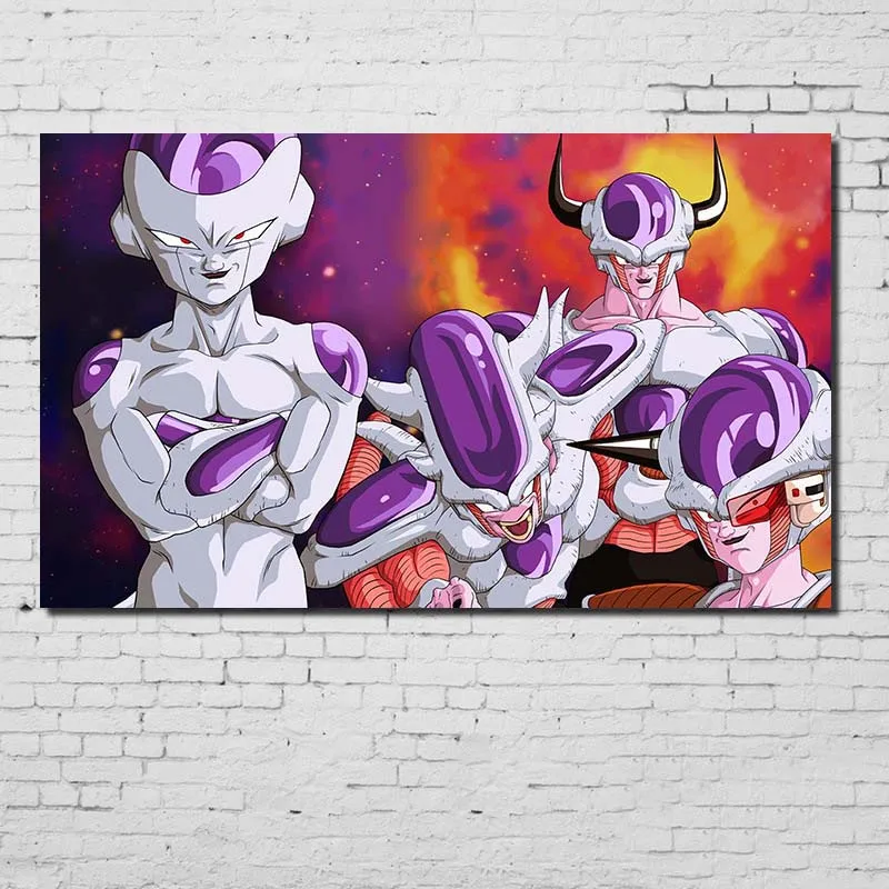 Армейский зеленый Cosy Moment Dragon Ball Z/GT плакат белая крафт-бумага печать в формате HD мультфильм Стрекоза плакаты на стену, изображения для гостиной QT485 - Цвет: Армейский зеленый