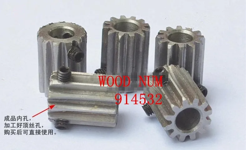 1 мод шестерня с 14 зубьями Прецизионная индустрия машиностроения 45 стальная и
