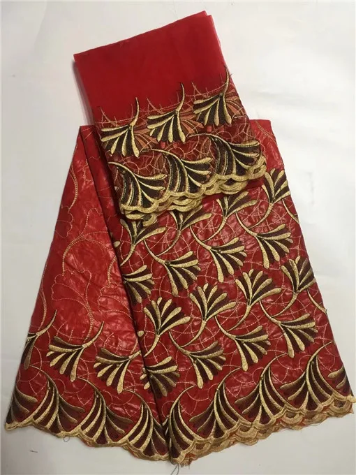 African Bazin Riche Lace Fabric With beads For Sewing Embroidered 5yards+2yards(LJ-12-17 |