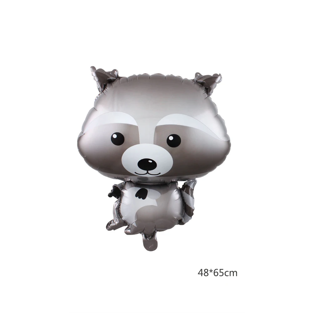 1 шт. воздушные шарики в виде животных из енота лисы баллоны вечерние украшения