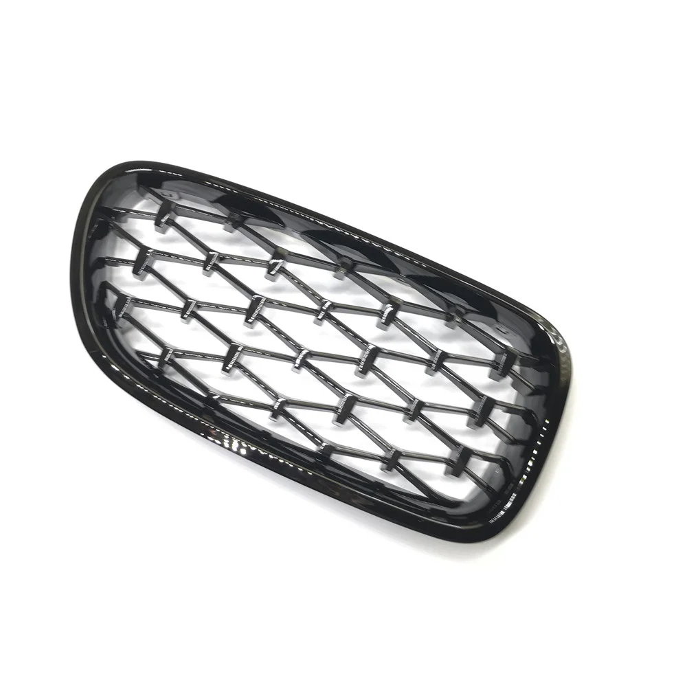 Передняя решетка радиатора BMW F10 5 Series 520i 523i 525i 530i 535i 2010 + алмазная глянцевая черная