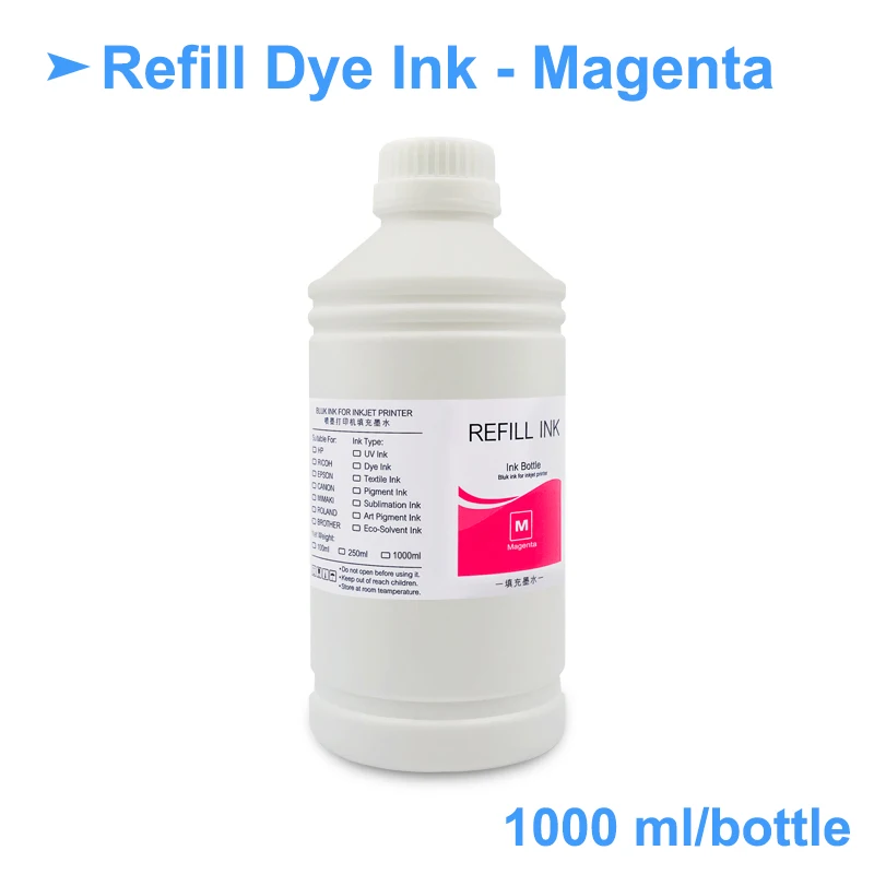 Универсальный набор чернил для Epson SureLab D700 6x1000 мл Fuji DX100 Stylus Pro 7600 9600 7000 7500 9000 10000