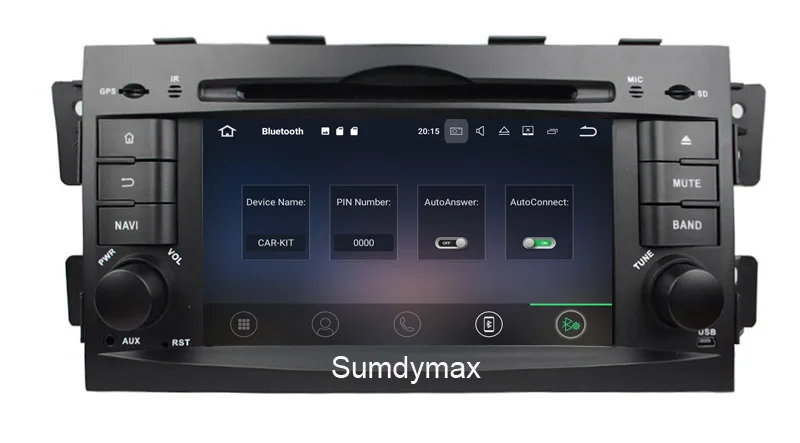 Sumdymax 2 ГБ оперативной памяти + 16 rom Android 8 1 dvd-плеер автомобиля для Kia Borrego Mohave 2008