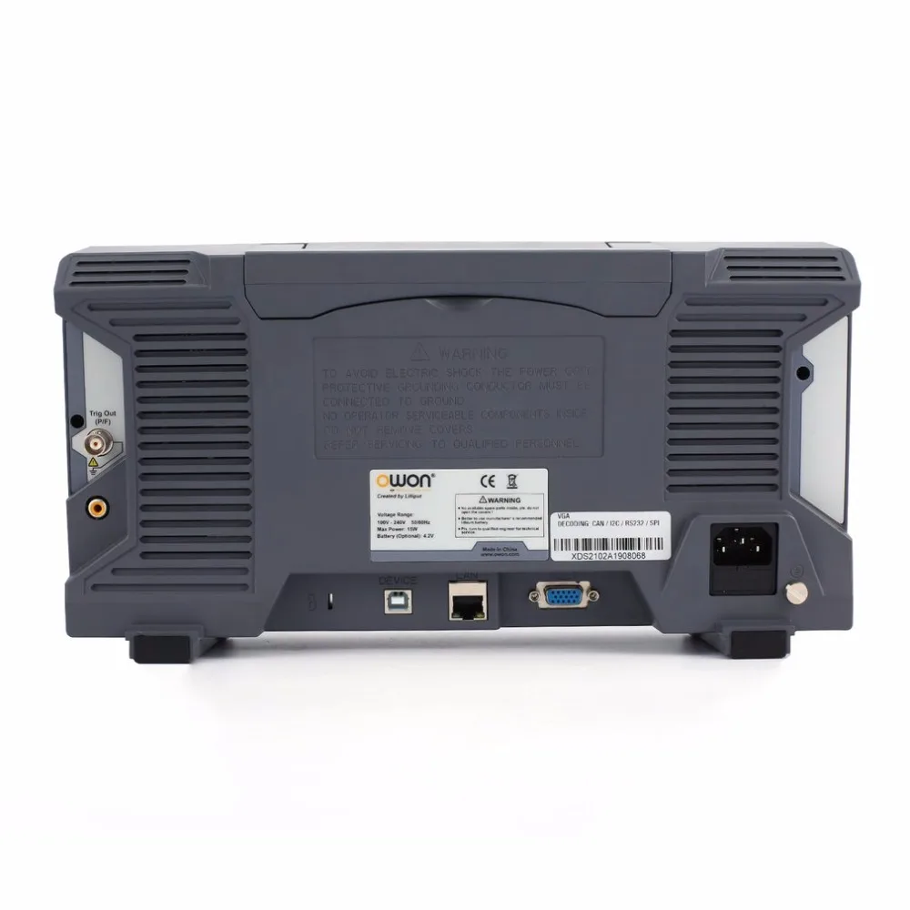 OWON XDS2102A 2 канала глубокой памяти ЖК-дисплей цифровой осциллограф для хранения