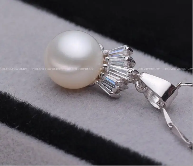 DYY+++409 Natural pearl pendant white flawless crown | Украшения и аксессуары