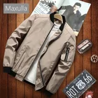 Мужская куртка Maxulla, демисезонная модель, яркий анорак в стиле хип-хоп, куртки-бомберы, мужская верхняя одежда, брендовая одежда 6XL
