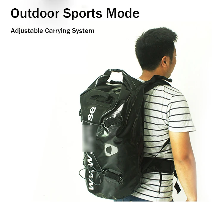 LONGHIKER 30L/20L ПВХ пляжный Водонепроницаемый Сухой Рюкзак Сумка для плавания водонепроницаемый непроницаемый речной треккинг Рафтинг сумка спортивные