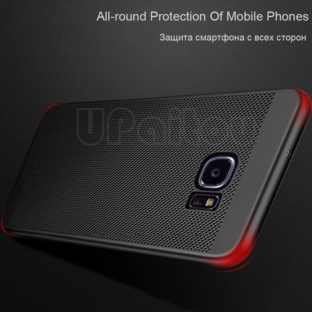 UPaitou Heat Dissipation Case for Samsung Galaxy S6 Edge G925 Ultra Cases Hard PC Thin Slim Cover G925F |