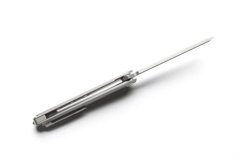 Два солнца TS44 Тактический Flipper мяч brearing складной нож D2 лезвие titanium Отдых на природе Охота карманные ножи Открытый выживания EDC инструмент