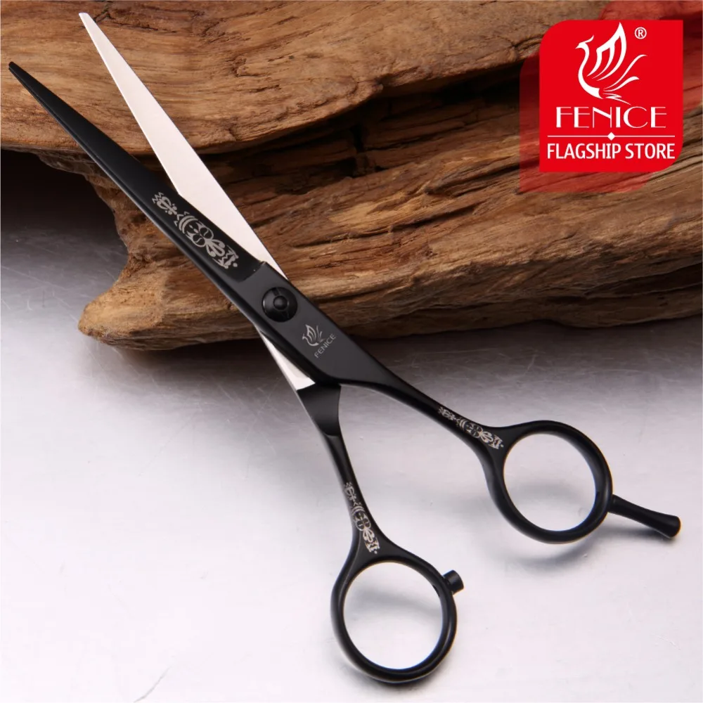 Парикмахерские ножницы Fenice новый дизайн 6 дюймовые прямые для стрижки волос