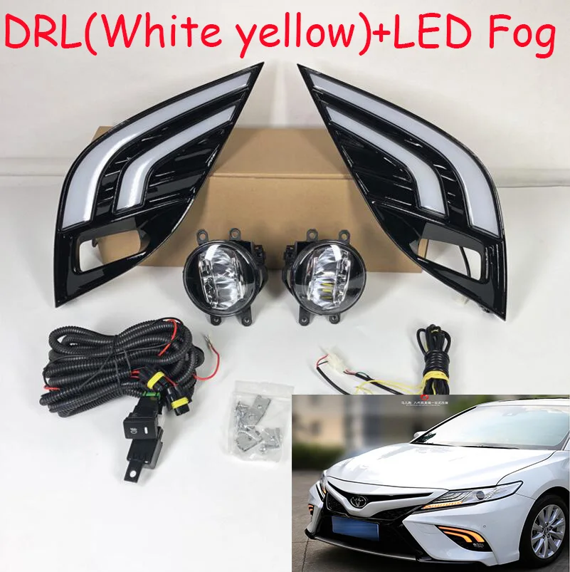 Динамический Видео LED 2018 2019 camry дневной свет противотуманные фары Aurion