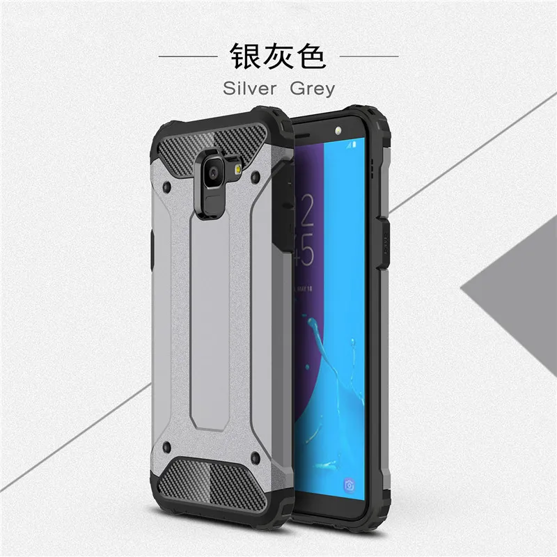 Армированный чехол для телефона для samsung Galaxy J7 Neo MAX J3 J5 Grand Prime J4 J6 A6 A8 плюс A3 A5 A7 жесткий чехол-накладка из поликарбоната и термополиуретана чехол-накладка