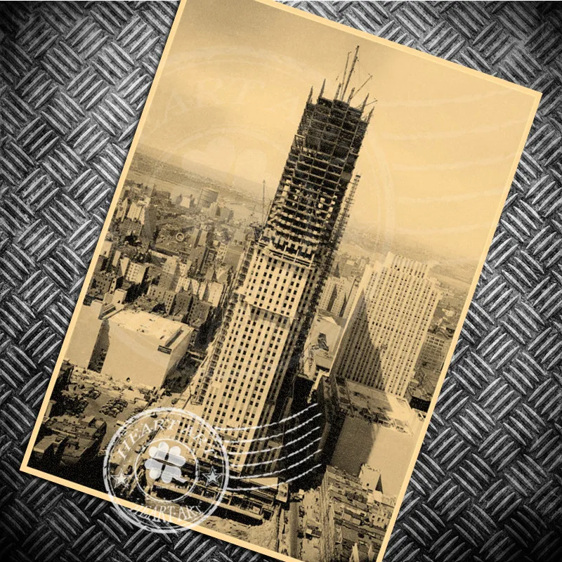 Старинные Плакат Статуя Свободы Гостиная Постер Фильма Ретро Крафт Бумага Бар