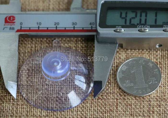 200 шт./лот прозрачная пластиковая присоска стеклянный грибной головкой диаметр 3 5