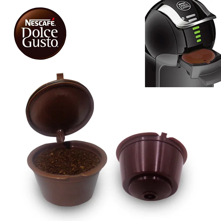 Dolce Gusto капсулы многоразовые Нержавеющая сталь В виде ракушки nestle для наполнения