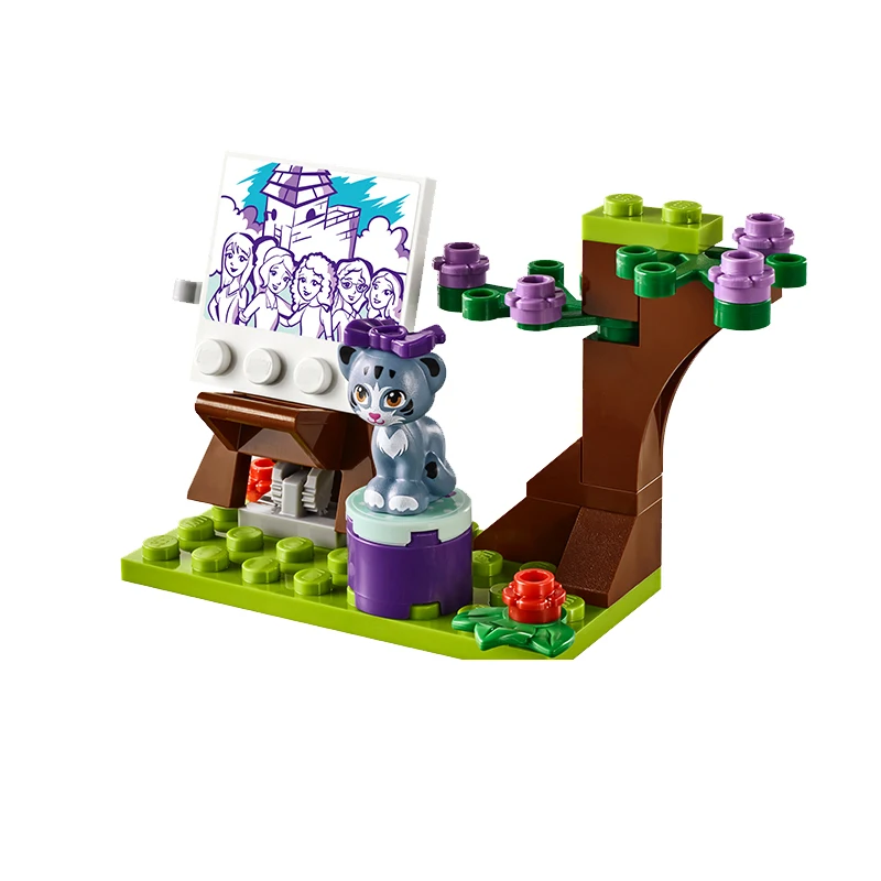 235 шт. Legoing Друзья серии Эммы Книги по искусству Stan Building block кирпич игрушки для