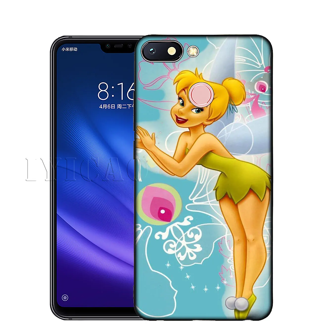 Мягкий силиконовый чехол IYICAO Tinker Bell tinkerbell Peter Pan для Xiaomi Mi 10 9 9T CC9 CC9E 8 SE A3 Pro A1 A2 Lite 6