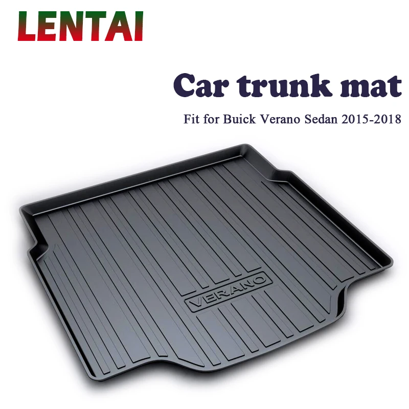 

LENTAI 1PC rear trunk Cargo mat For Buick Verano Sedan 2015 2016 2017 2018 Boot Liner Tray Waterproof Anti-slip mat Accessories