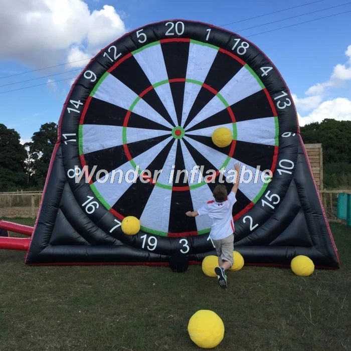 Бесплатная доставка гигантская надувная 2-сторонняя Дротика из ткани Оксфорд 4