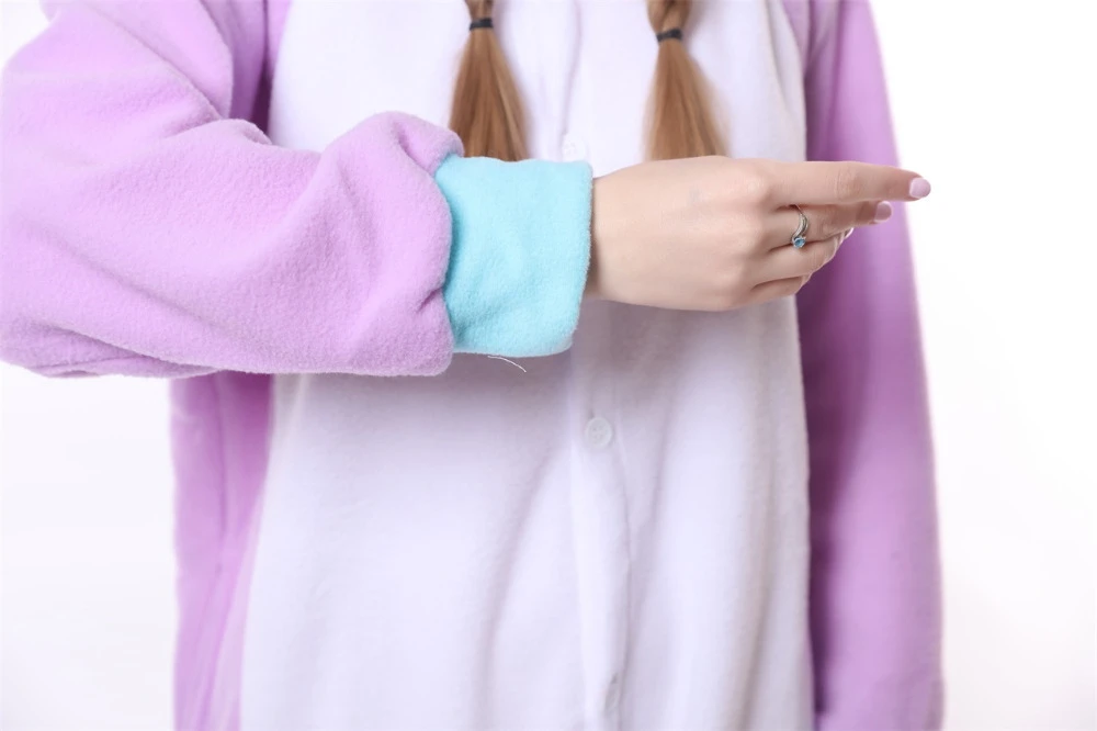 Комбинезон для взрослых с фиолетовым единорогом костюм косплея пижама одежда