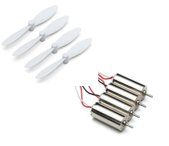 

JJRC H8 Mini H8Mini Rc Quadcopter Spare Parts Motor 2pcs Cw Motor And 2 Pcs Ccw Motor Drones + blades set