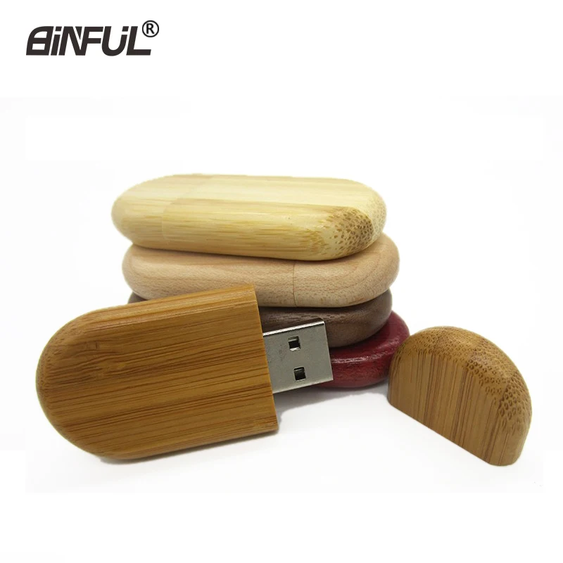 Горячий деревянный USB флэш накопитель 4 ГБ 8 16 32 64 бамбуковые ручки диски
