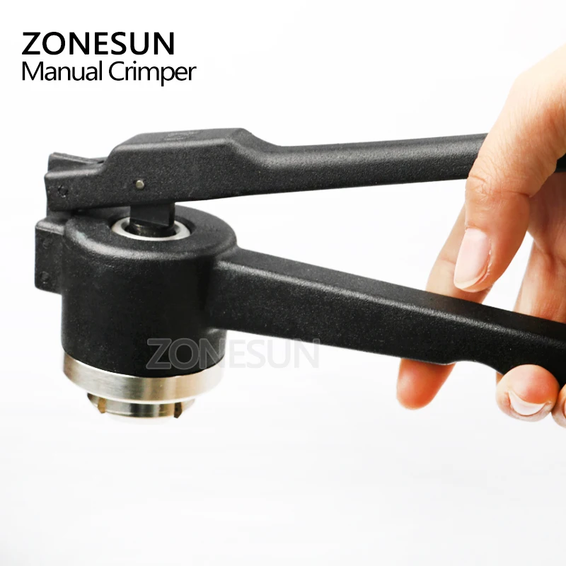 ZONESUN 11 13.15.20 ММ ручная машина для запечатывания флаконов колпачки бутылок