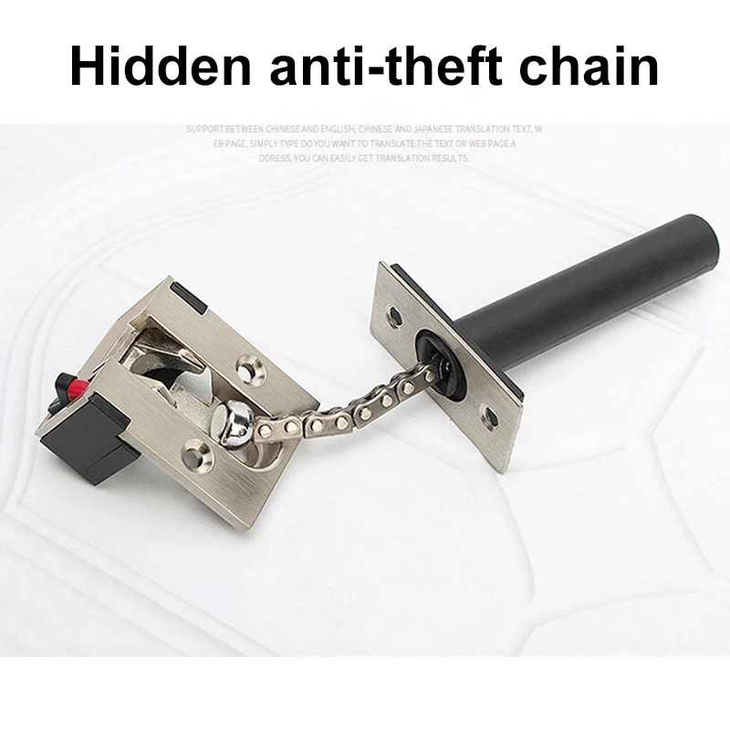 1 шт. Нержавеющая сталь Литье Дверная цепь для безопасности Защита тяжелых
