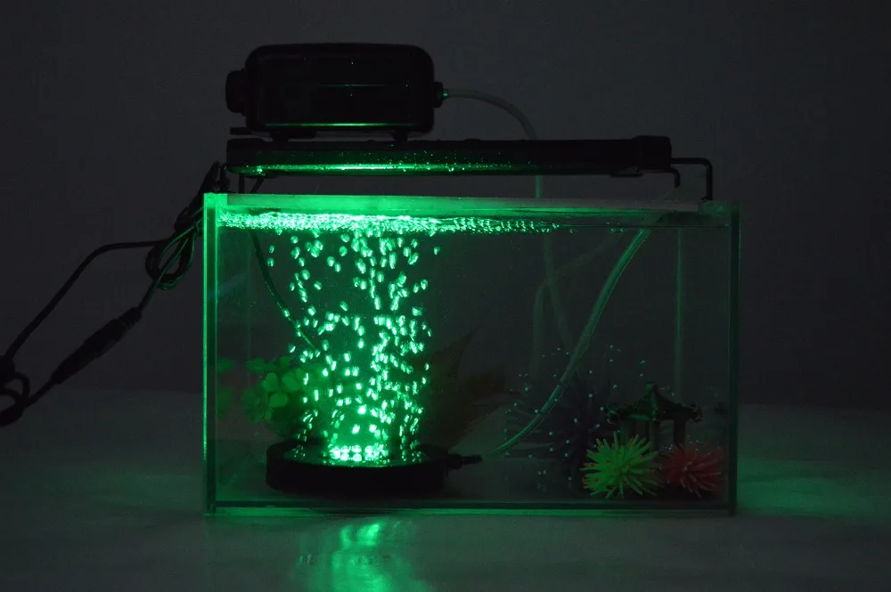 RGB 12LED круглый светильник для аквариума Точечный s садовый пруд бассейн