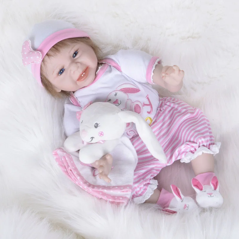 LEOOFU 55 см 22 дюймов куклы для детей модель тела reborn маленьких девочек мальчиков