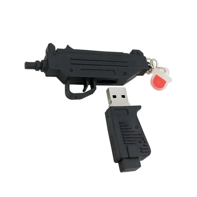 Настоящий USB флеш накопитель пистолет карта памяти крутой 4 ГБ 8 u диск 16 32 64 флешка