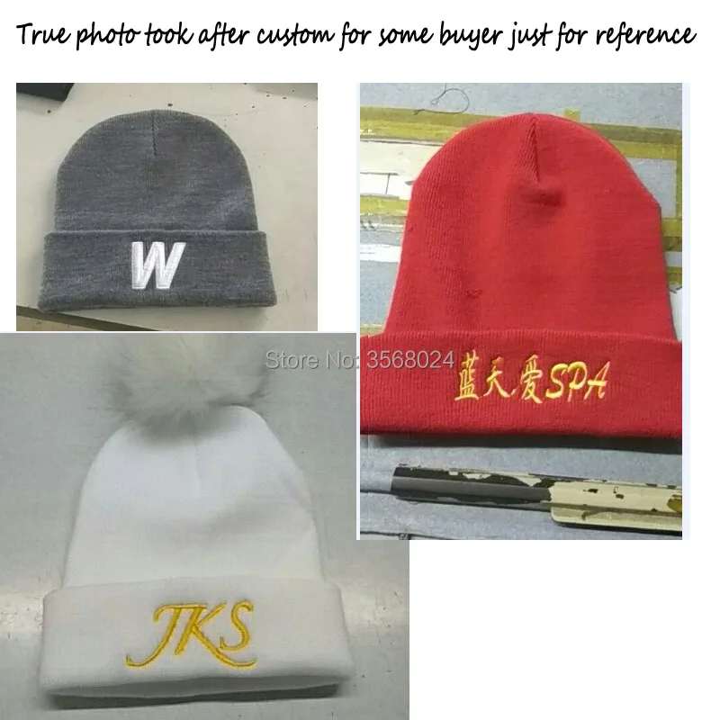 10 шт./партия трикотажная Шапка бини с помпоном|knitted cap|beanie skullpom beanie |