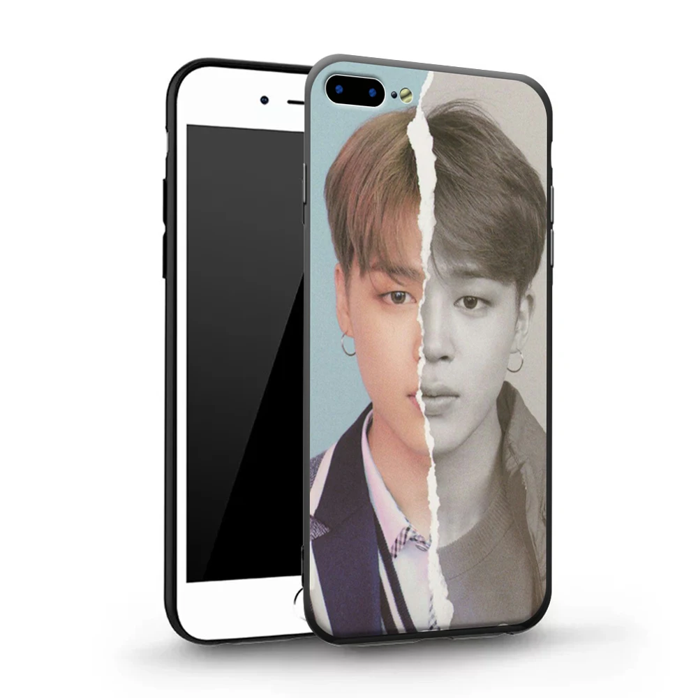 BTS чехол для телефона любить себя фотосессия Мягкие TPU Рамка Жесткий Печатный