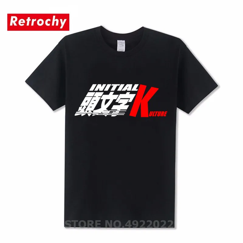 Новое поступление футболка Parody of Initial D стильная с изображением автомобиля