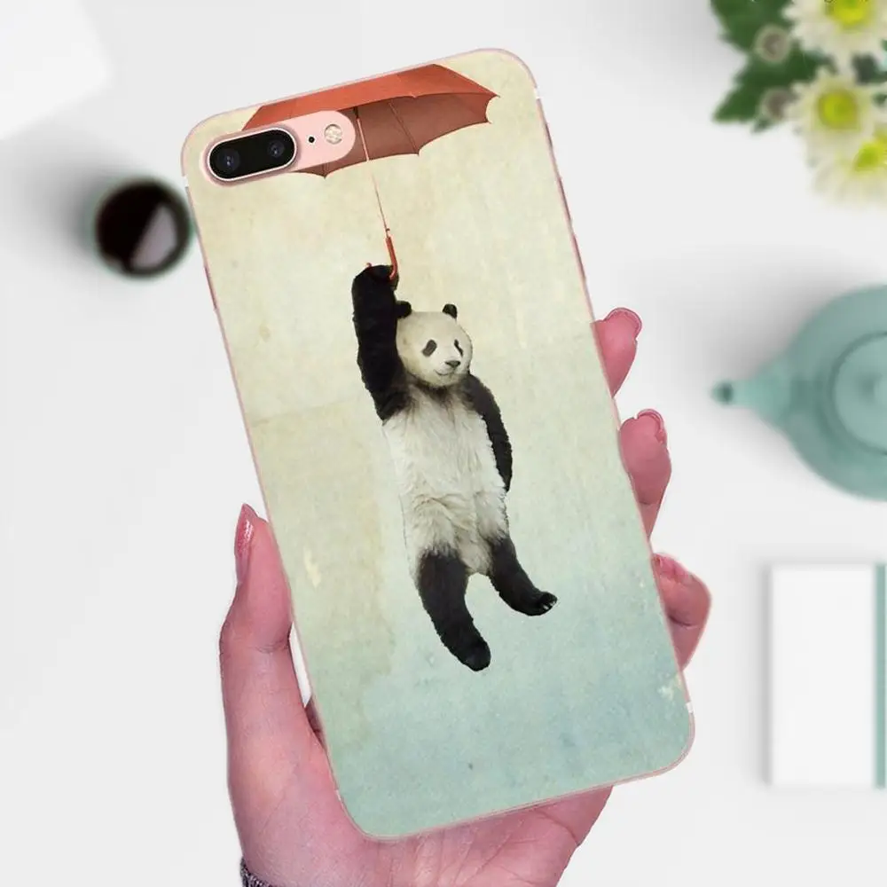 Мягкий TPU Новый Стильный Уникальный Чехол Для Xiaomi Redmi Note 2 3 3S 4 4A 4X 5 5A 6 6A Pro Plus Милый Прекрасный Панда Новинка