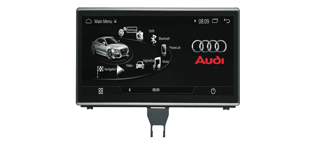Ips Android 8,0 автомобильный мультимедийный плеер gps навигация для Audi A6 4G 2011~ MMI стиль HD экран 2 Гб+ 32 Гб WiFi