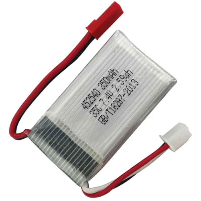 7 4 В 350 мАч 35C Lipo батарея для Mjx X401H X402 Jxd 515 Вт в Rc Мини Fpv Дрон Квадрокоптер